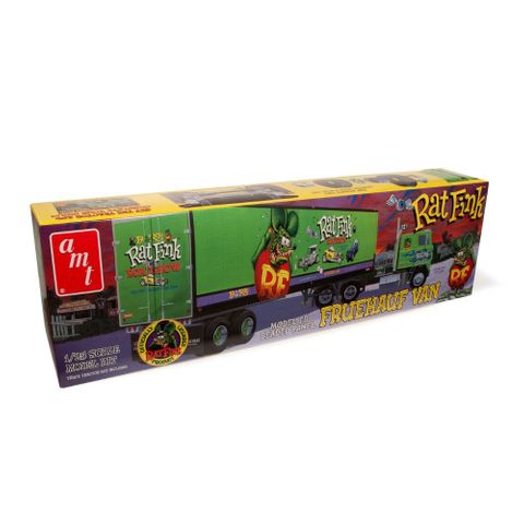 AMT 1:25 Fruehauf Beaded Van Trailer Hauler - Rat Fink