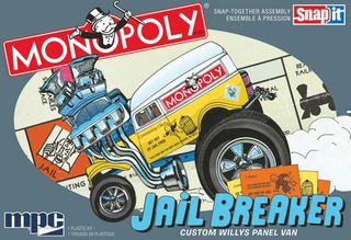 MPC 1:25 Monopoly Jail Breaker Custom Willys Panel (Snap)