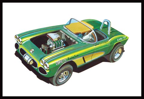 AMT 1:25 1962 Chevy Corvette