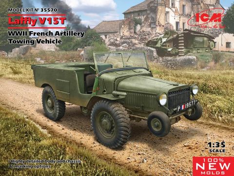 ICM 1:35 Laffly V15T WWII French Artillery Towing Vehicle