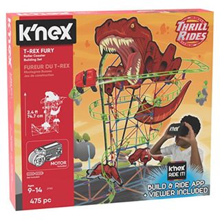 K'nex T-Rex Fury Roller Coaster BuildingSet 474 pc