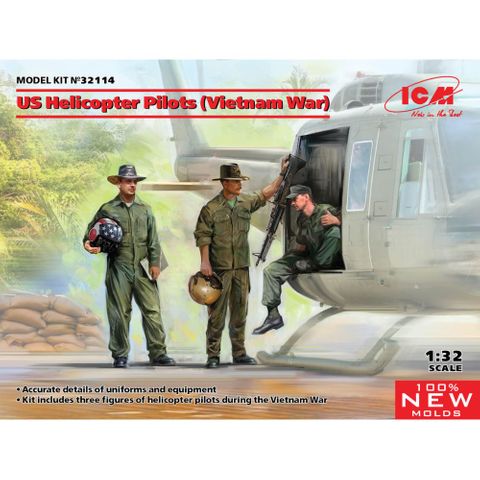 ICM 1:32 US Helicopter Pilots (Vietnam)