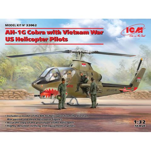 ICM 1:32 AH-1G Cobra w/ Pilots
