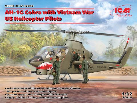 ICM 1:32 AH-1G Cobra w/ Pilots