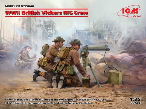 ICM 1:35 WWII British Vickers MG Crew