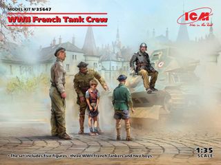 ICM 1:35 WWII French Tank Crew