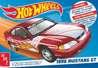 AMT 1:25 Hot Wheels 1996 Ford Mustang GT(Snap) 2T