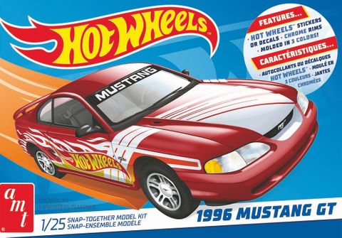 AMT 1:25 Hot Wheels 1996 Ford Mustang GT(Snap) 2T