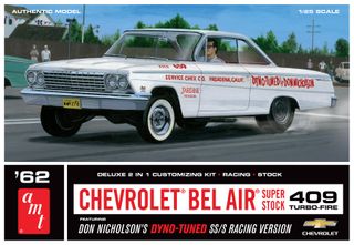 AMT 1:25 1962 Chevy Bel Air Super StockDon Nicholson