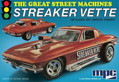 MPC 1:25 1967 Chevy Corvette Stingray "Streaker Vette"