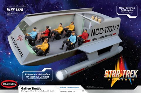 Polar Lights 1:32 Galileo Shuttle w/Interior 2T