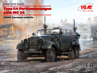 ICM 1:72 Type G4 Partisanenwagen w/MG 34