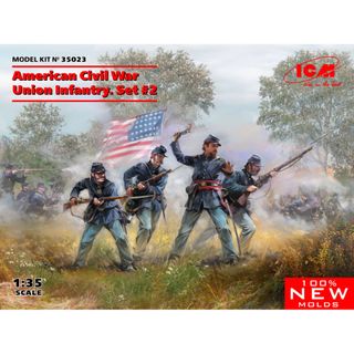 ICM 1:35 American Civil War Union Infantry Set #2