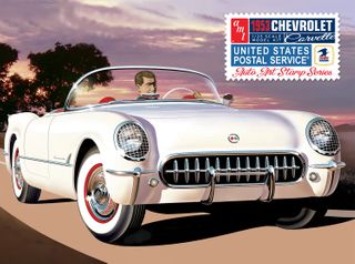 AMT 1:25 1953 Chevy Corvette (USPS StampSeries)