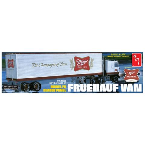 AMT 1:25 Fruehauf 40' Semi Trailer (Miller Beer)