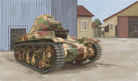 Hobbyboss 1:35 French R35 with FCM Turret