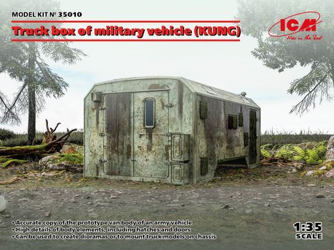 ICM 1:35 Truck Box of Military Vechicle(KUNG)