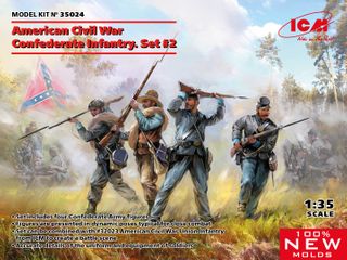 ICM 1:35 US Civil War Confederate Set #2