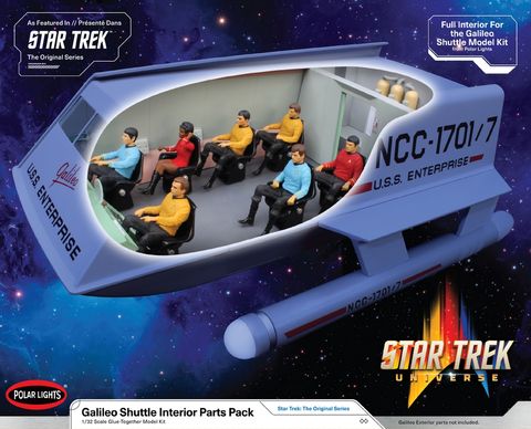 Polar Lights 1:32 Galileo Shuttle Interior Parts Pack