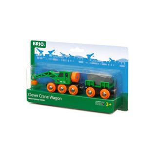 BRIO Clever Crane Wagon