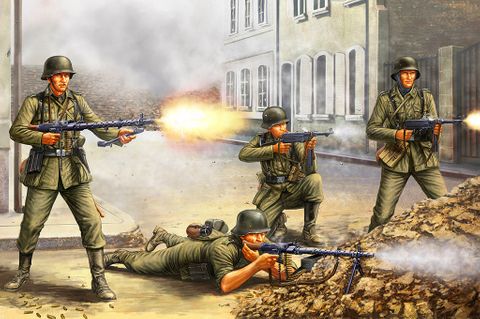 Hobbyboss 1:35 German Infantry " The Barrage Wall"
