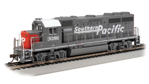 Bachmann Southern Pacific #3086 EMD GP40Loco w/Speed Lettering/DCC HO