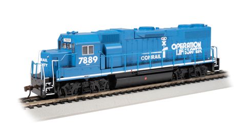 Bachmann Conrail #7889 (Operation Lifesaver) GP38-2 Loco DCC Ready, HO