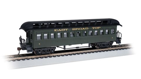 Bachmann East Broad Top Old Time Passenger Coach. HO Scale