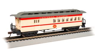 Bachmann Combine 1860-80 Central PacificNo 20, Duck Bill roof, HO