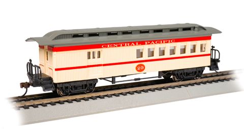 Bachmann Combine 1860-80 Central PacificNo 20, Duck Bill roof, HO
