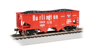 Bachmann Burlington #189301 USRA 55 Ton2-Bay O/Side Braced Hopper. HO