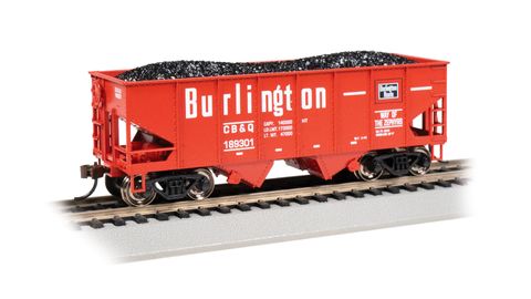 Bachmann Burlington #189301 USRA 55 Ton2-Bay O/Side Braced Hopper. HO