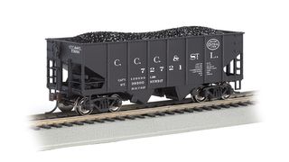 Bachmann NY Central #72721 USRA 55 Ton Outside Braced Hopper+ Load. HO