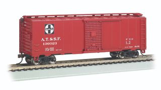 Bachmann Atchison Topeka and Santa Fe #136023 Steam Era 40ft Boxcar.HO