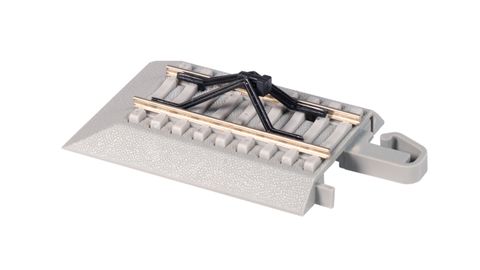 Bachmann E-Z Track Hayes Bumpers w/Concrete Ties, 2pcs, HO Scale