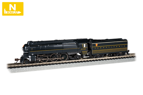 Bachmann Pennsylvania RR #5338 Streamlined K4 Loco/Tender. N Scale