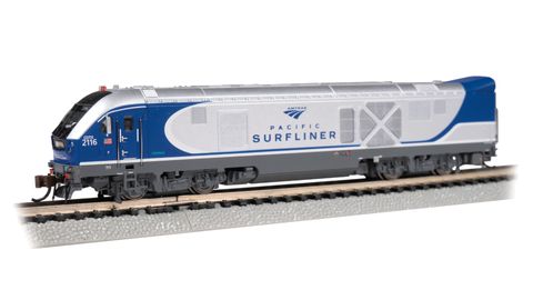 Bachmann Amtrak Pac. Surfliner #2116 Siemens SC-44 Chgr w/DCC/Snd,  N