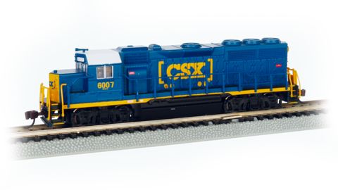 Bachmann CSX #6007 EMD GP40 Diesel Locow/DCC/Sound, N Scale