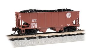 Bachmann Western Maryland #10956 USRA 55T O/Side Braced Hopper+Load  N