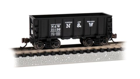 Bachmann Norfolk & Western #21996 Flat Bottom Ore Car. N Scale