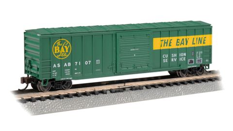 Bachmann The Bay Line #7107 50.5ft O/Side Braced Sliding Door Boxcar N