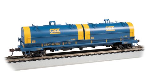 Bachmann CSX #497582, 55ft Steel Coil Car w/Load, HO Scale