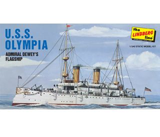 Lindberg 1/240 USS Olympia Battleshi