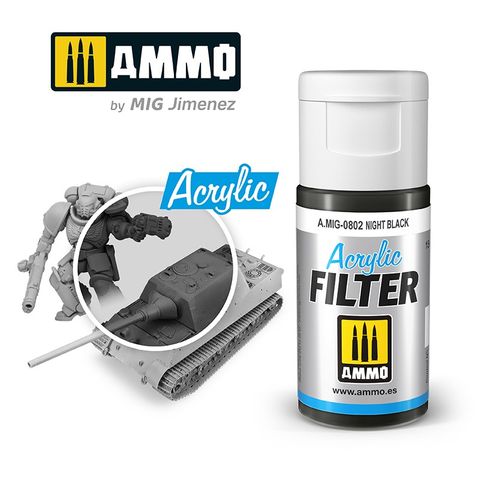 Ammo Acrylic Filter Night Black