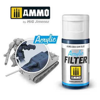 Ammo Acrylic Filter Dark Blue