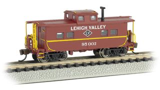 Bachmann Lehigh Valley #95002 NE Style Steel Cupola Caboose. N Scale