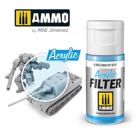 Ammo Acrylic Filter Sky Blue