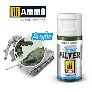 Ammo Acrylic Filter Green Black