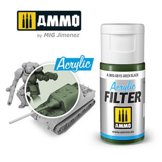 Ammo Acrylic Filter Green Black 15ml