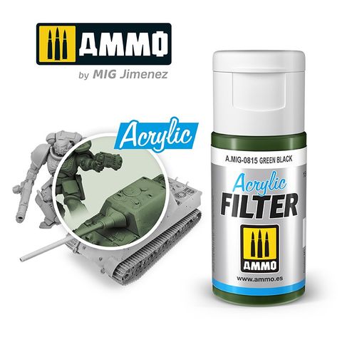 Ammo Acrylic Filter Green Black